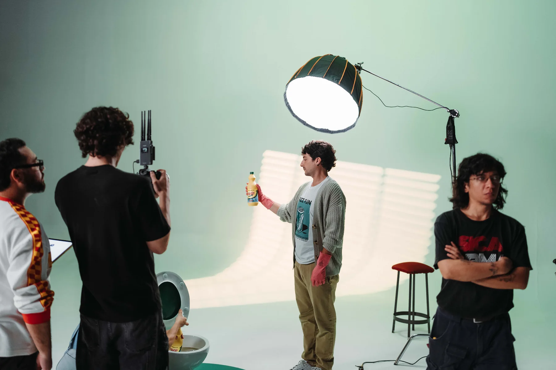 Set de producción audiovisual — Universo Silvia